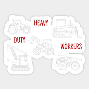 Heavy Duty Trucks Sticker